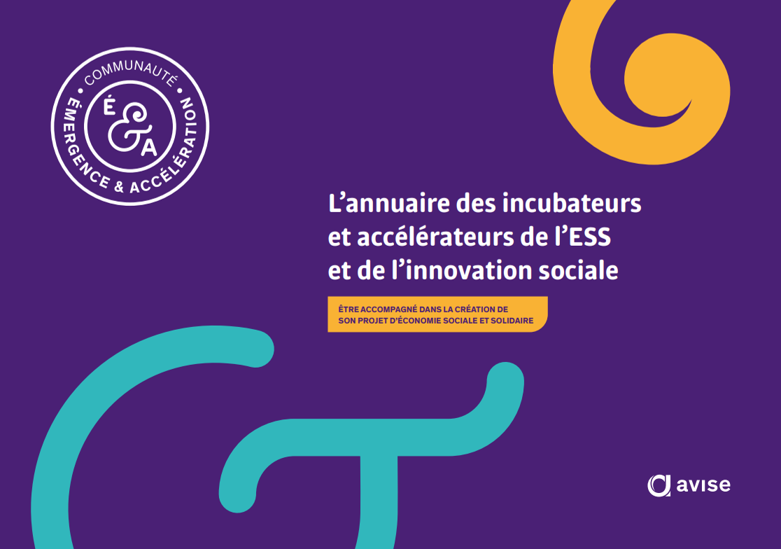 Annuaire des incubateurs et accélérateurs de l'ESS et de l'innovation de l'Avise sociale