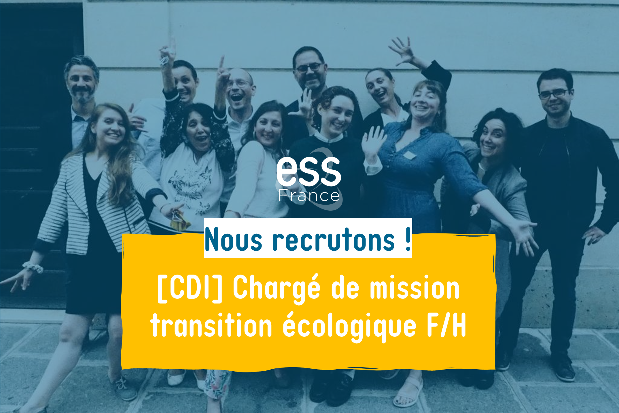 Offre d'emploi du 01 mars 2023 : [CDI] Chargé de mission transition écologique F/H