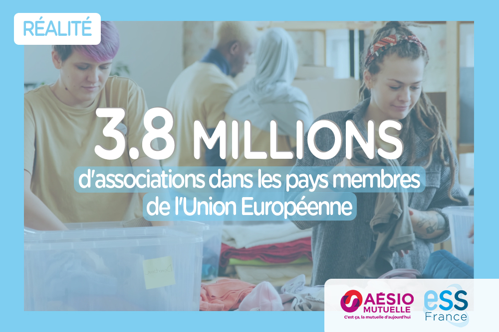 3.8 millions d’associations dans les pays membres de l’Union européenne