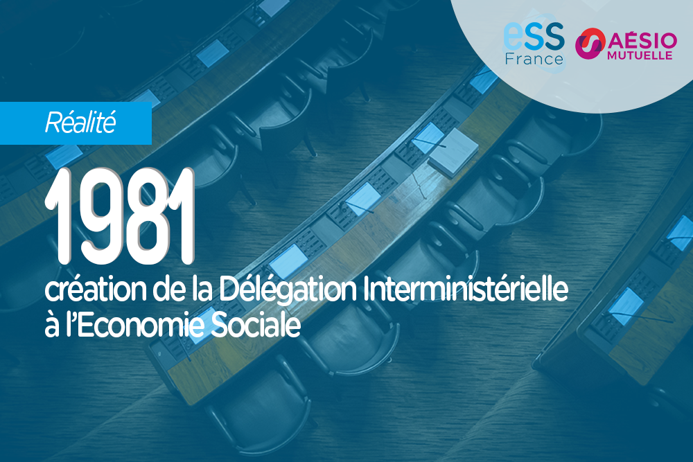 1981, création de la Délégation Interministérielle à l'Economie Sociale