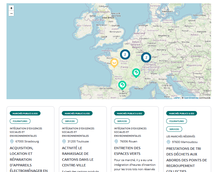 Cartographie fiches REX