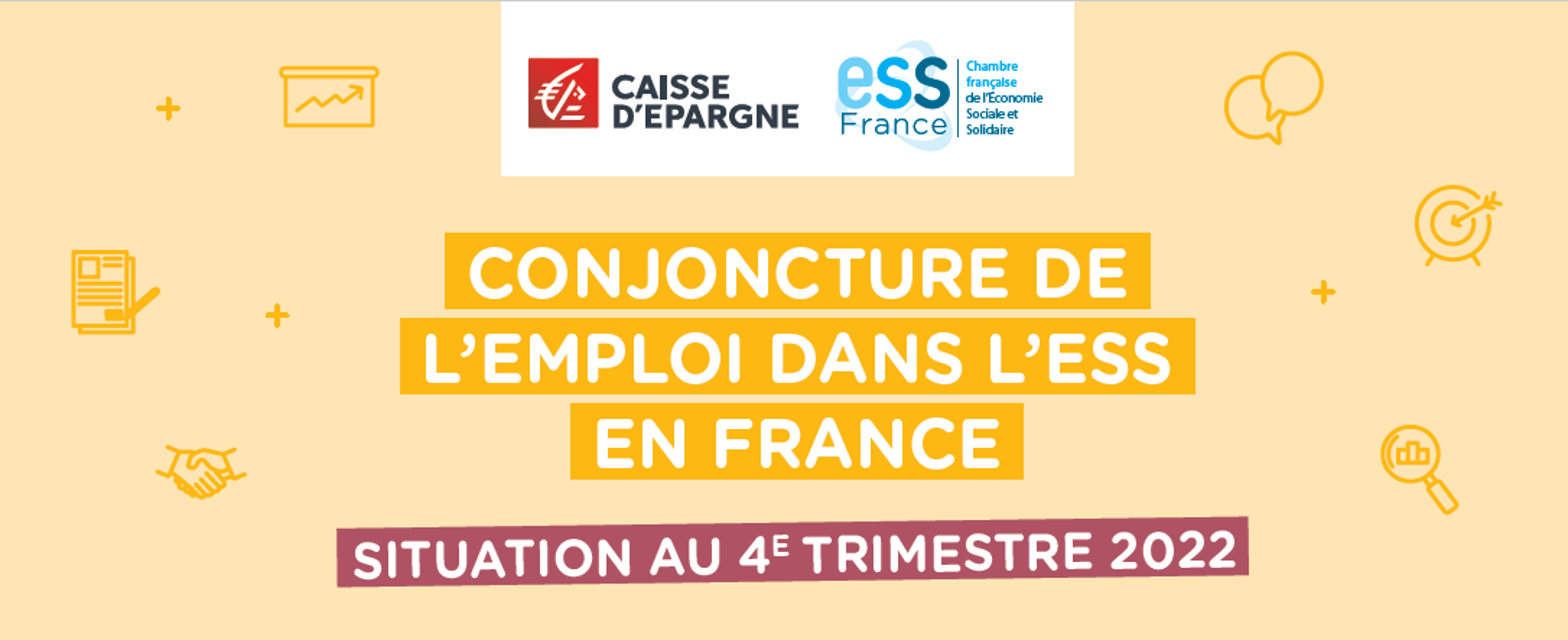 Image - Conjoncture de l'emploi dans l'ESS en France, situation au 4e trimestre 2022