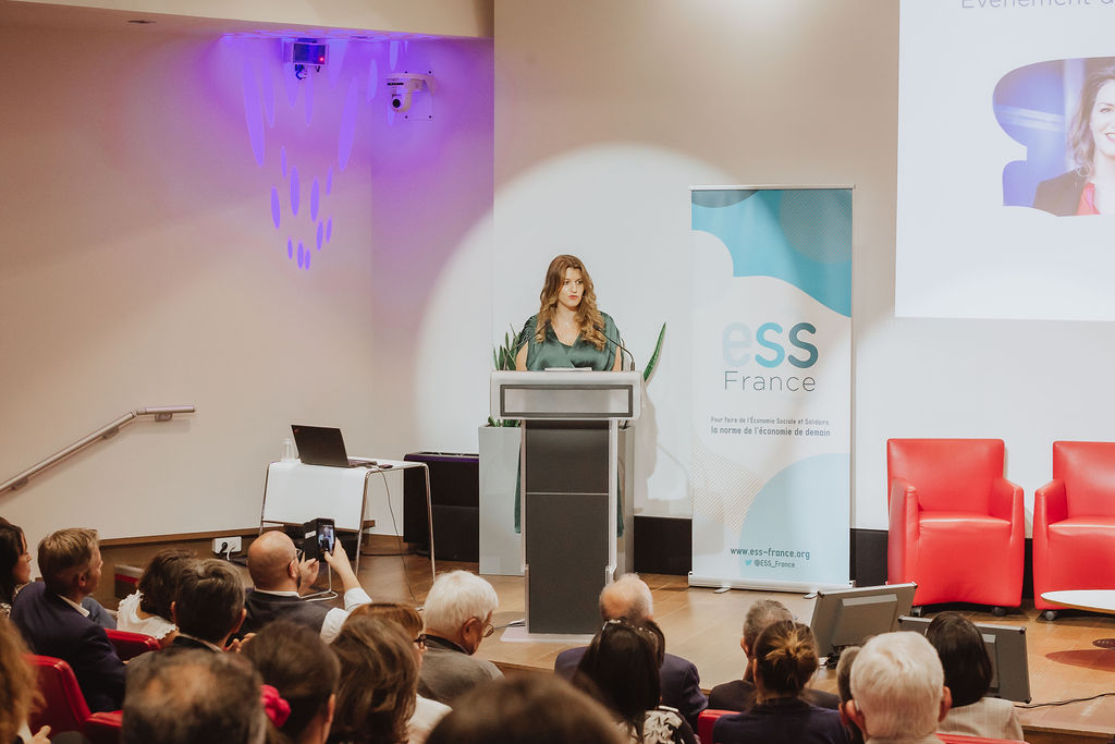 Intervention de Marlène Schiappa au temps fort de rentrée d'ESS France le 13 septembre 2022