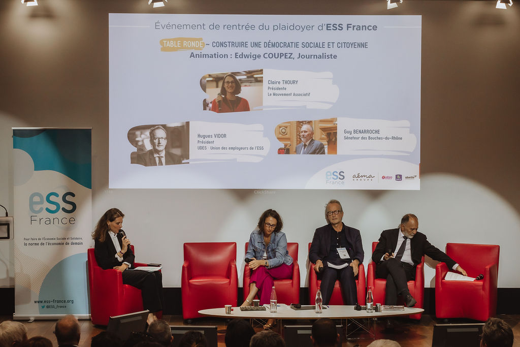 Séquence 1 - table ronde avec Claire Thoury, Hugues Vidor et Guy Benarroche