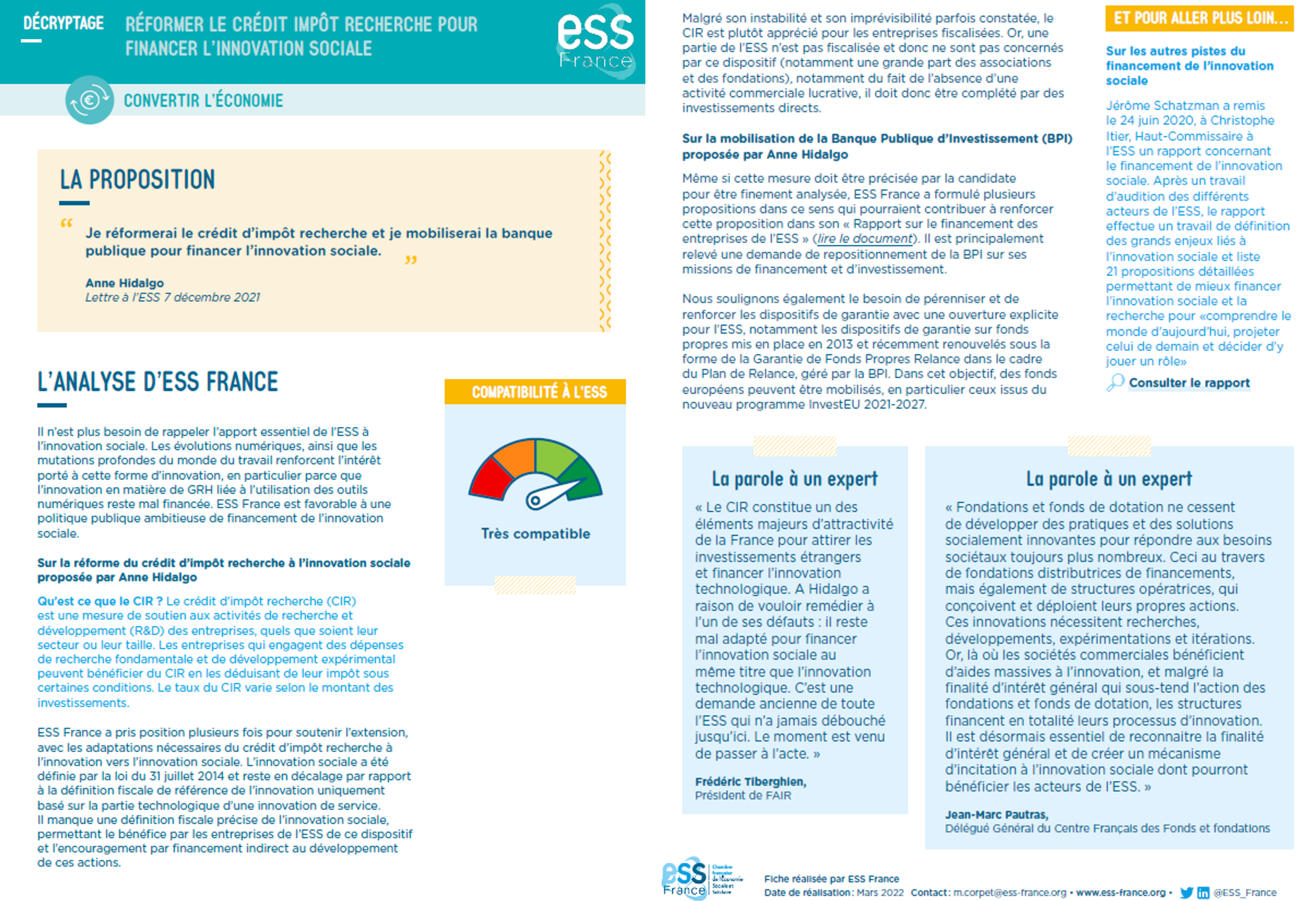 Décryptage - Crédit Impôt Recherche