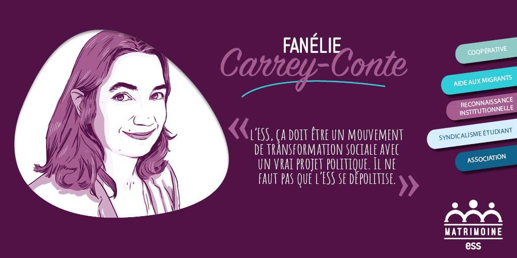 Portrait de Fanélie Carrey-Conte, secrétaire générale de La Cimade