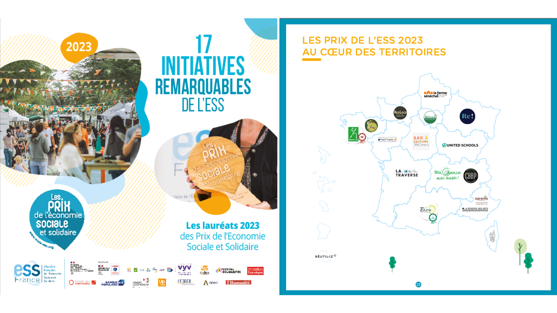 Guide des initiatives remarquables - lauréats des Prix de l'ESS 2023