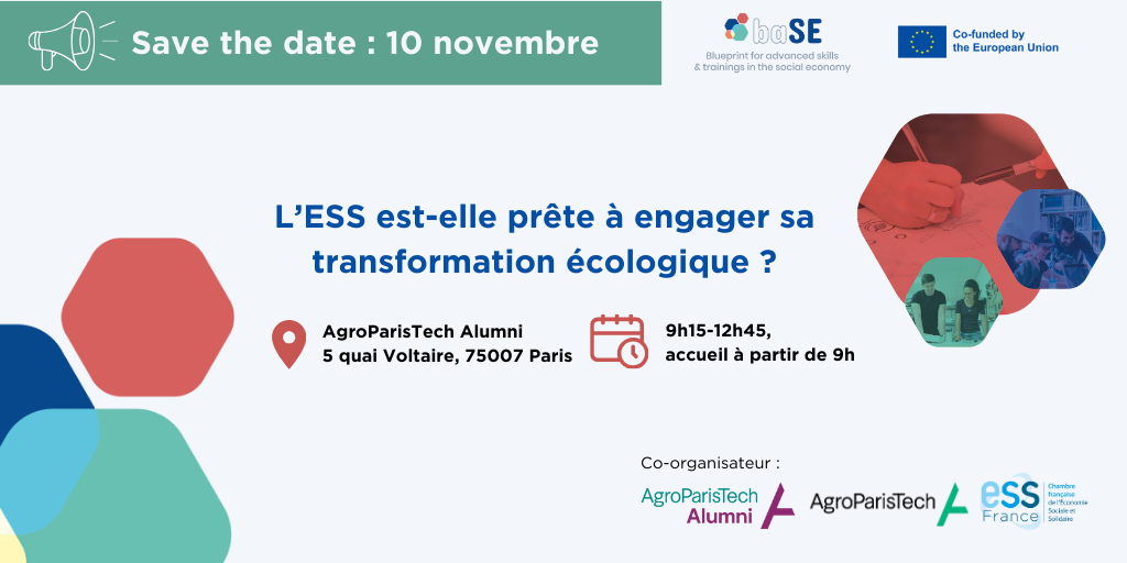 l'ESS est-elle prête à engager sa transformation écologique ? Evénement d'ESS France du 10 novembre 2023