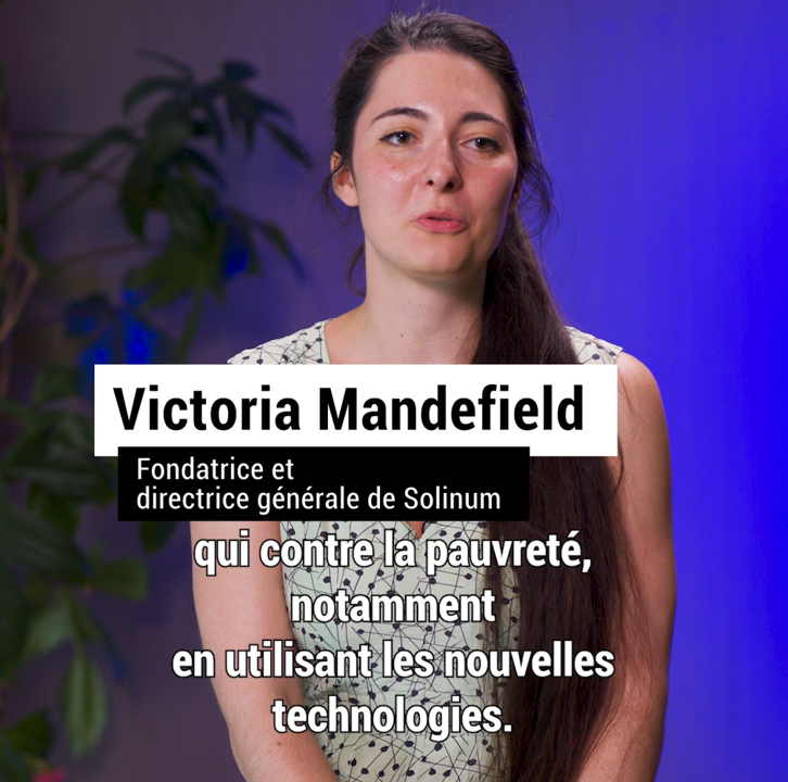Victoria Mandefield, fondatrice et directrice générale de Solinum