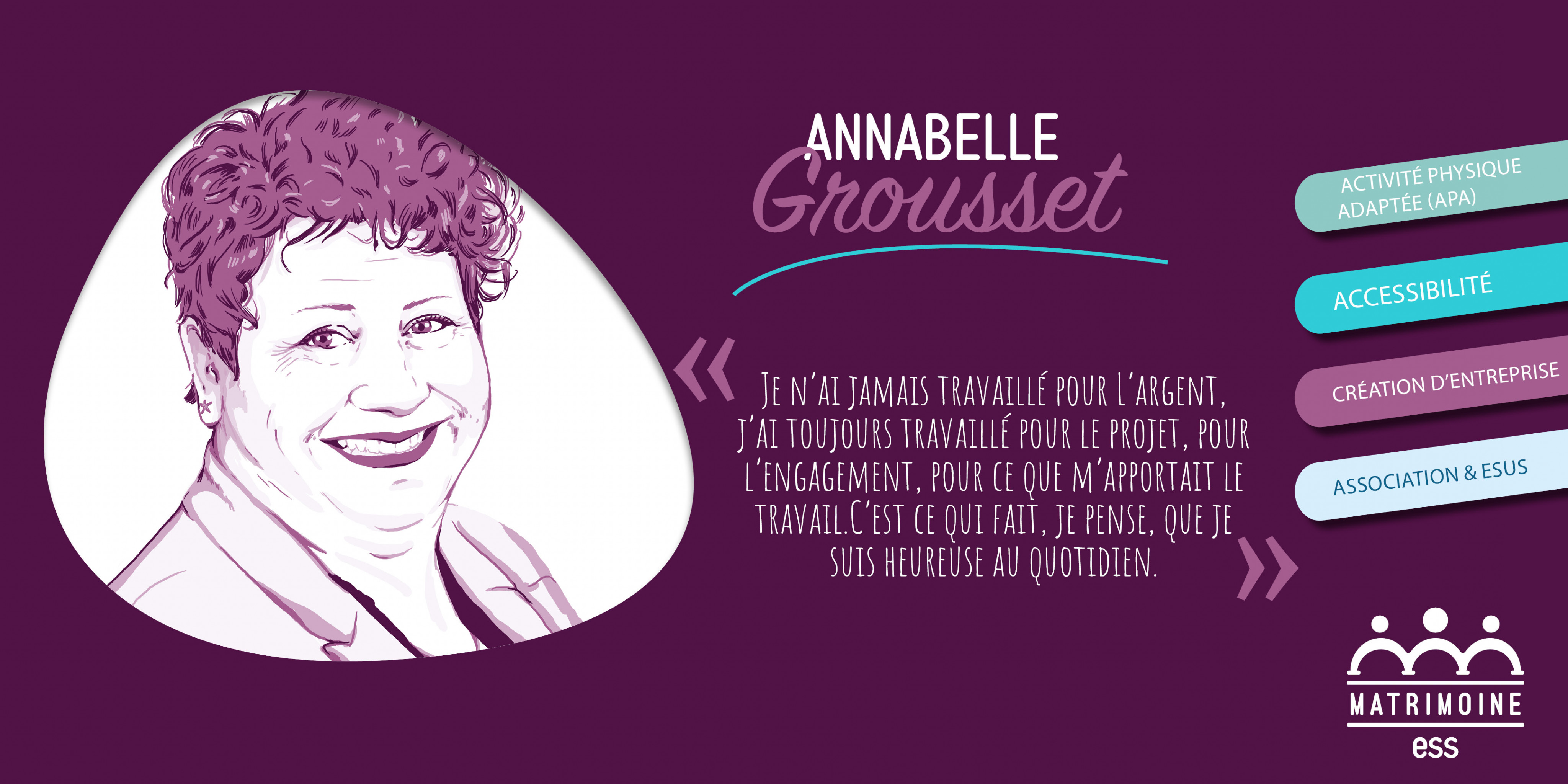 Portrait de Annabelle Grousset, Fondatrice de APA de Géant