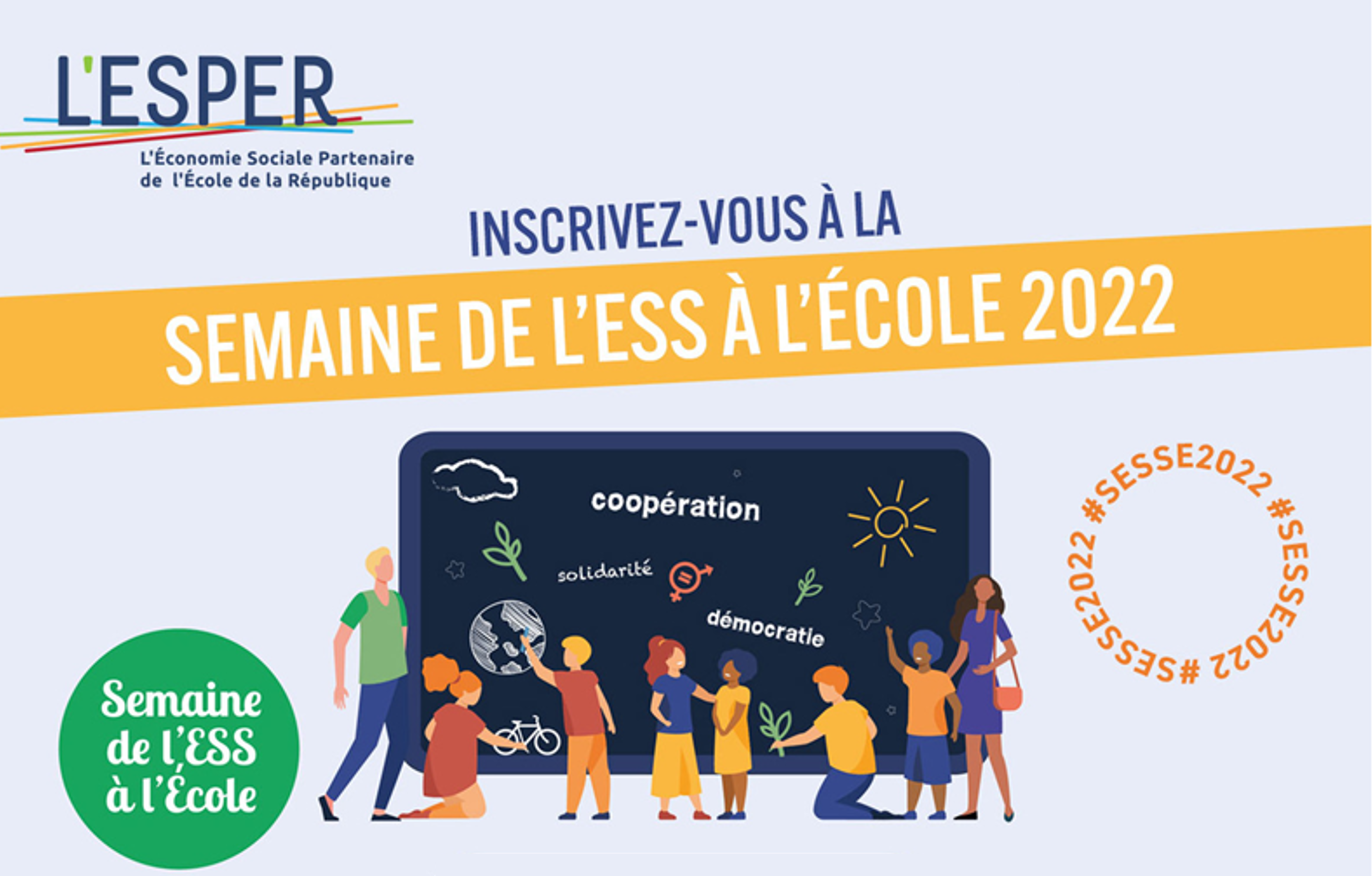 Semaine de l'ESS à l'école du 28 mars au 2 avril 2022