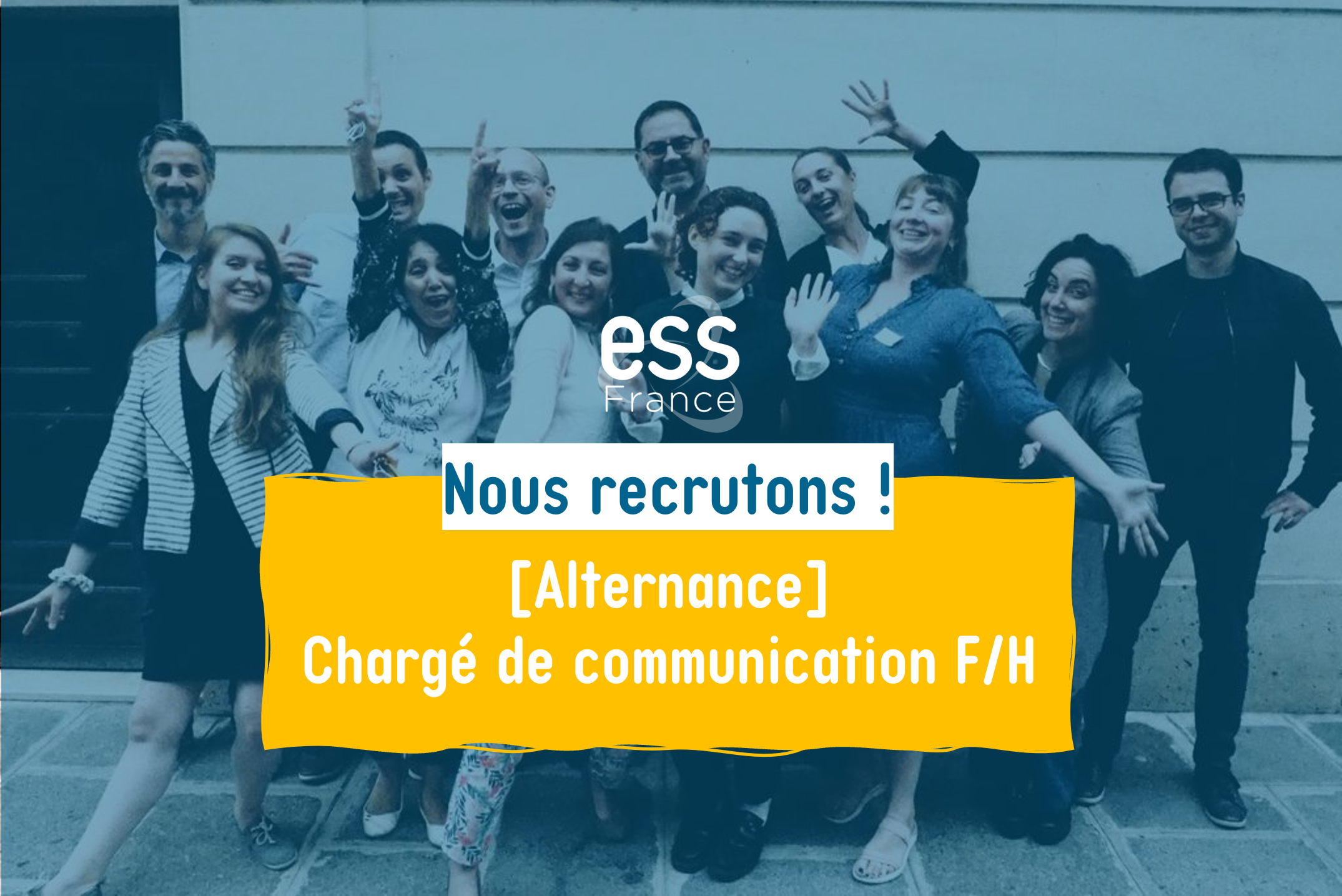 ESS France recrute en alternance : chargé de communication F/H