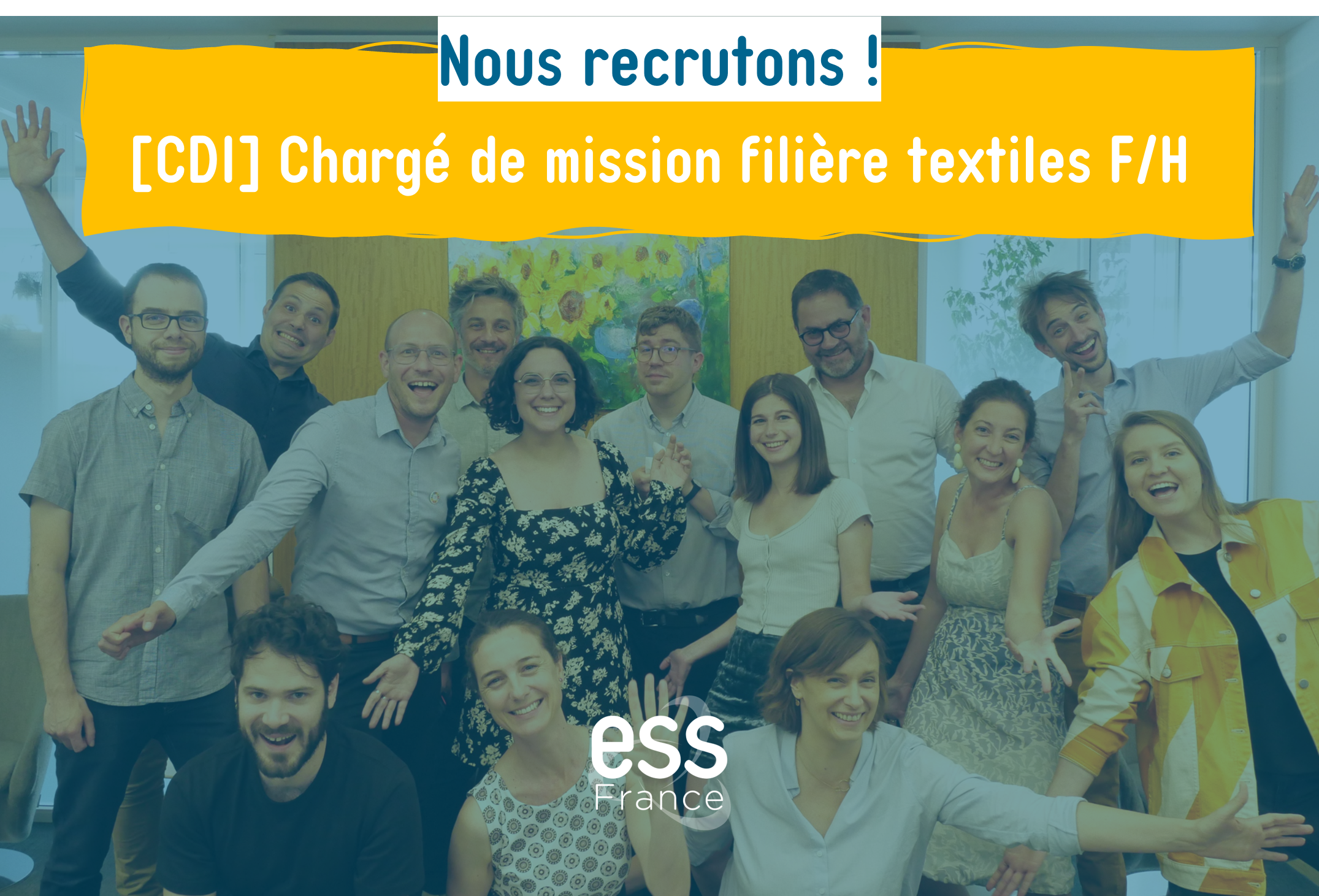 [CDI] Chargé de mission filière textiles F/H