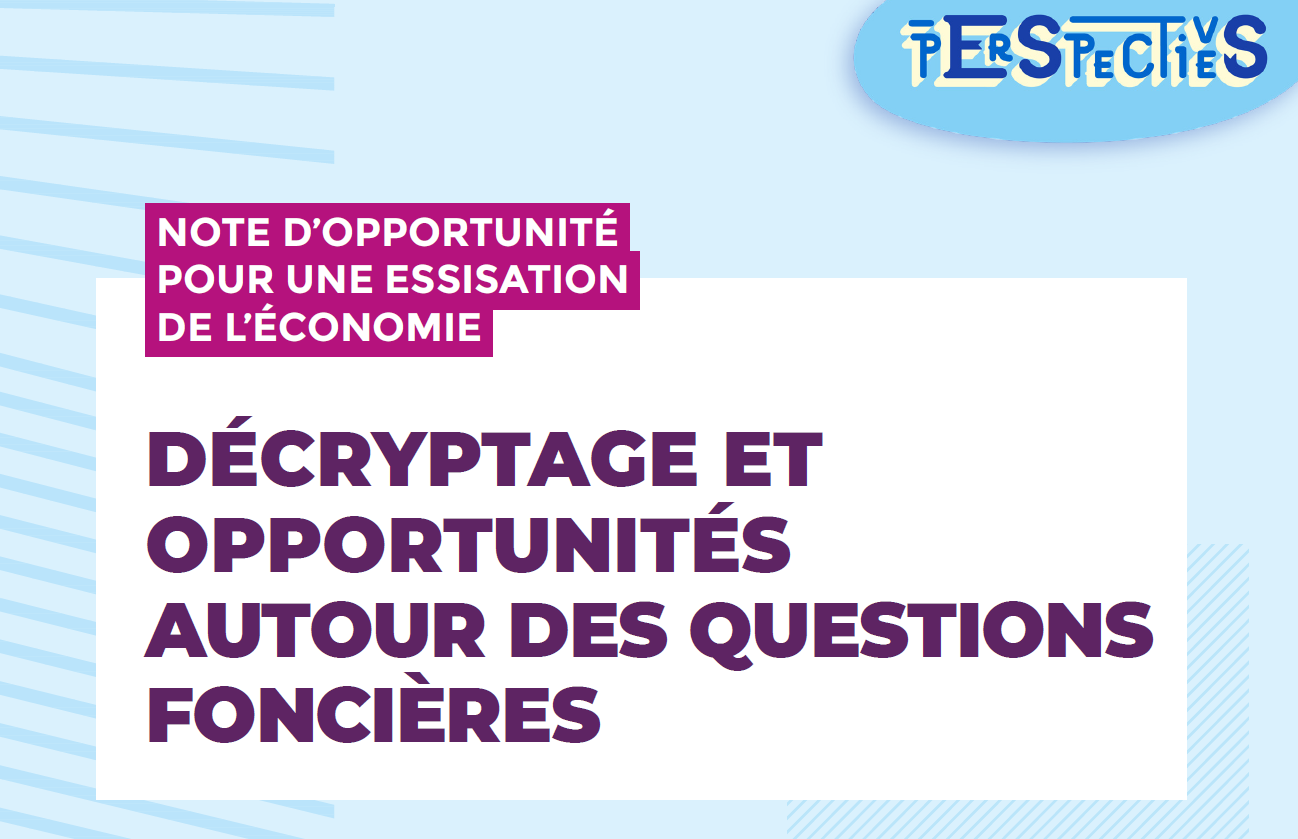 Note d'opportunité autour des questions foncières