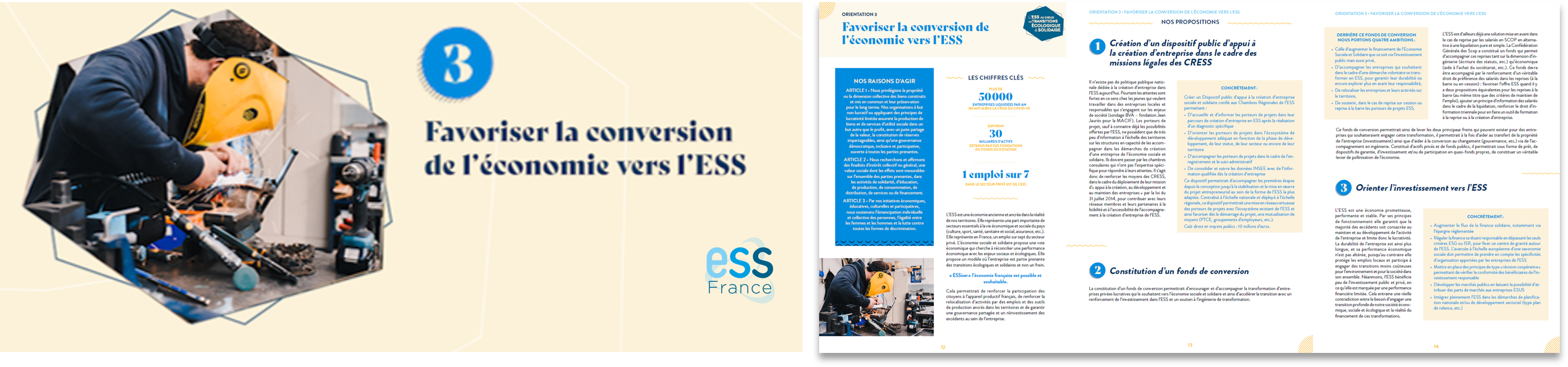 Orientation n°3 : Favoriser la conversion de l'économie vers l'ESS