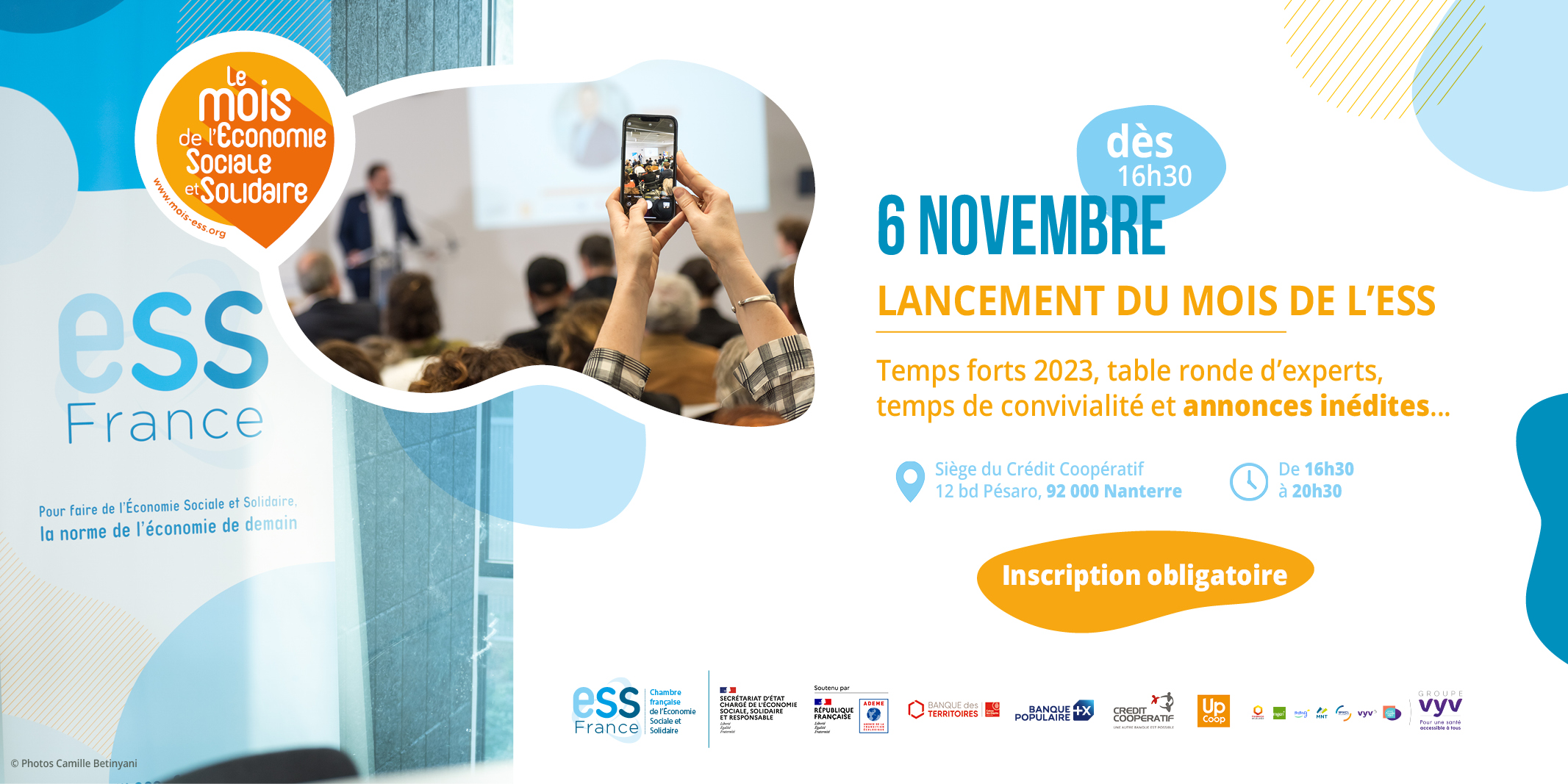 Evénement de lancement du Mois de l'ESS 2023