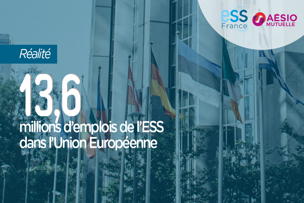 13,6 millions d'emplois de l'ESS dans l'Union Européenne