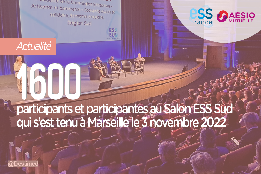 1600 participants et participantes au salon ESS Sud qui s'est tenu à Marseille le 3 novembre 2022