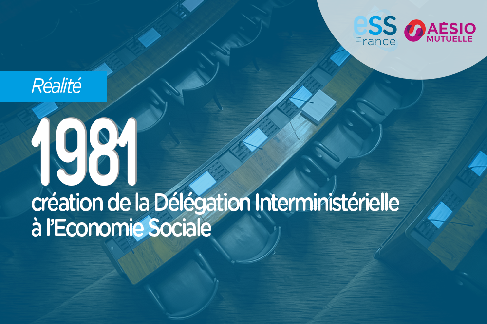 1981, création de la Délégation interministérielle à l'Economie Sociale