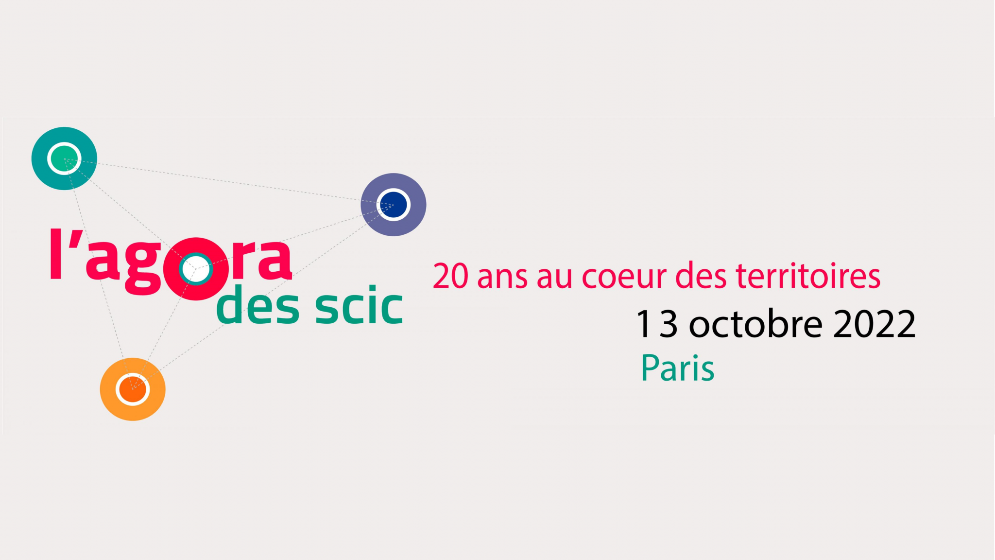 L'agora des Scic : 20 ans au cœur des territoires, le 13 octobre 2022