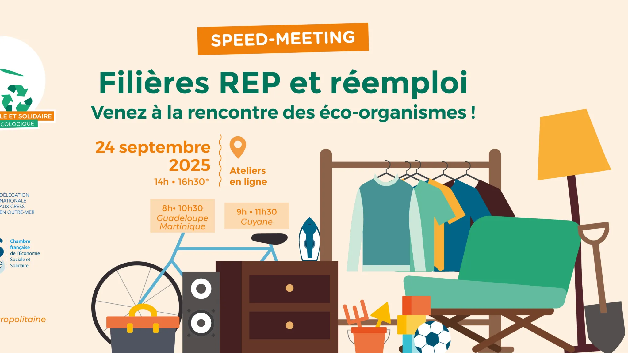 Visuel Speed-meeting Caraïbes 2025