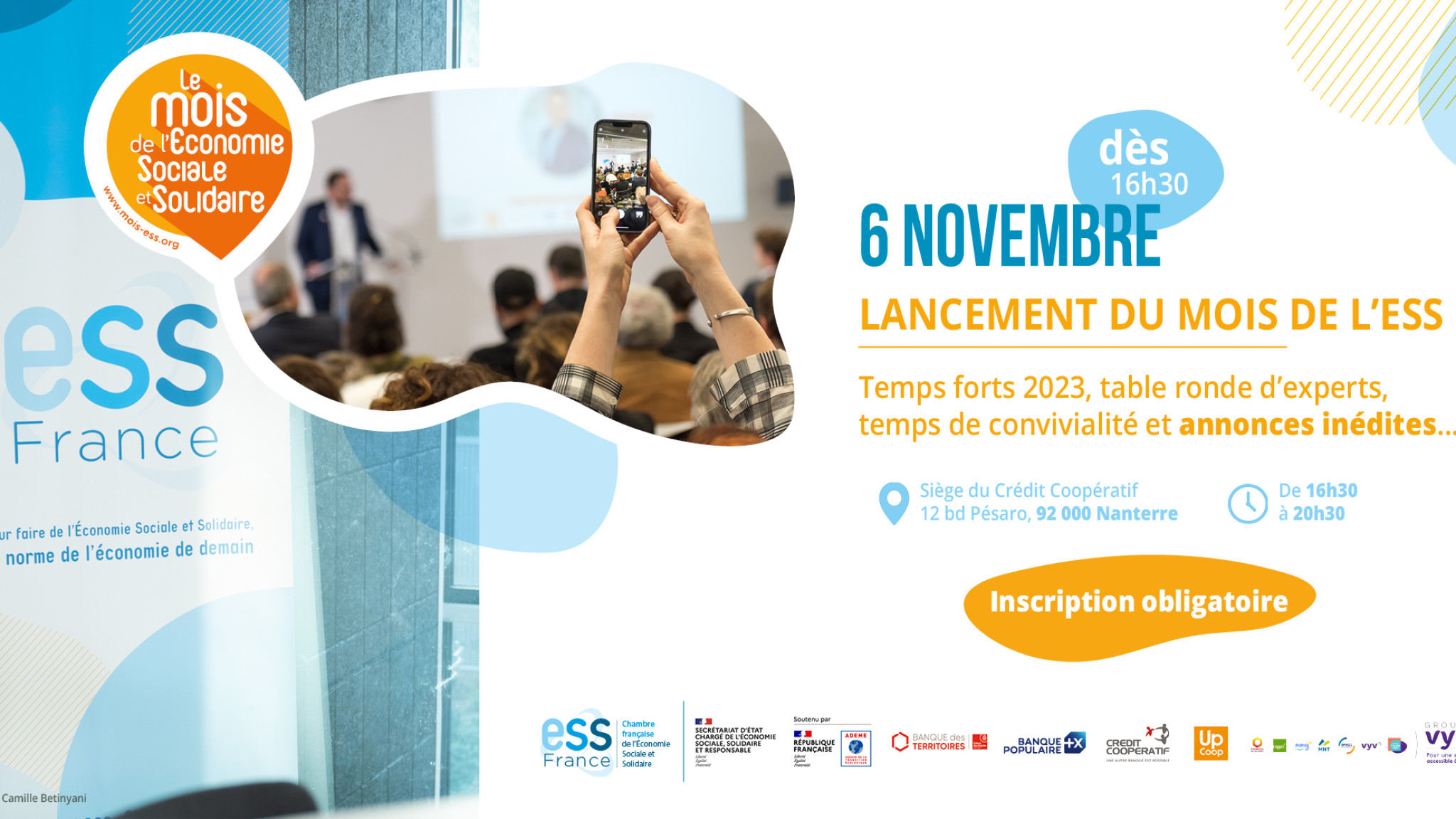 Evénement de lancement du Mois de l'ESS 2023