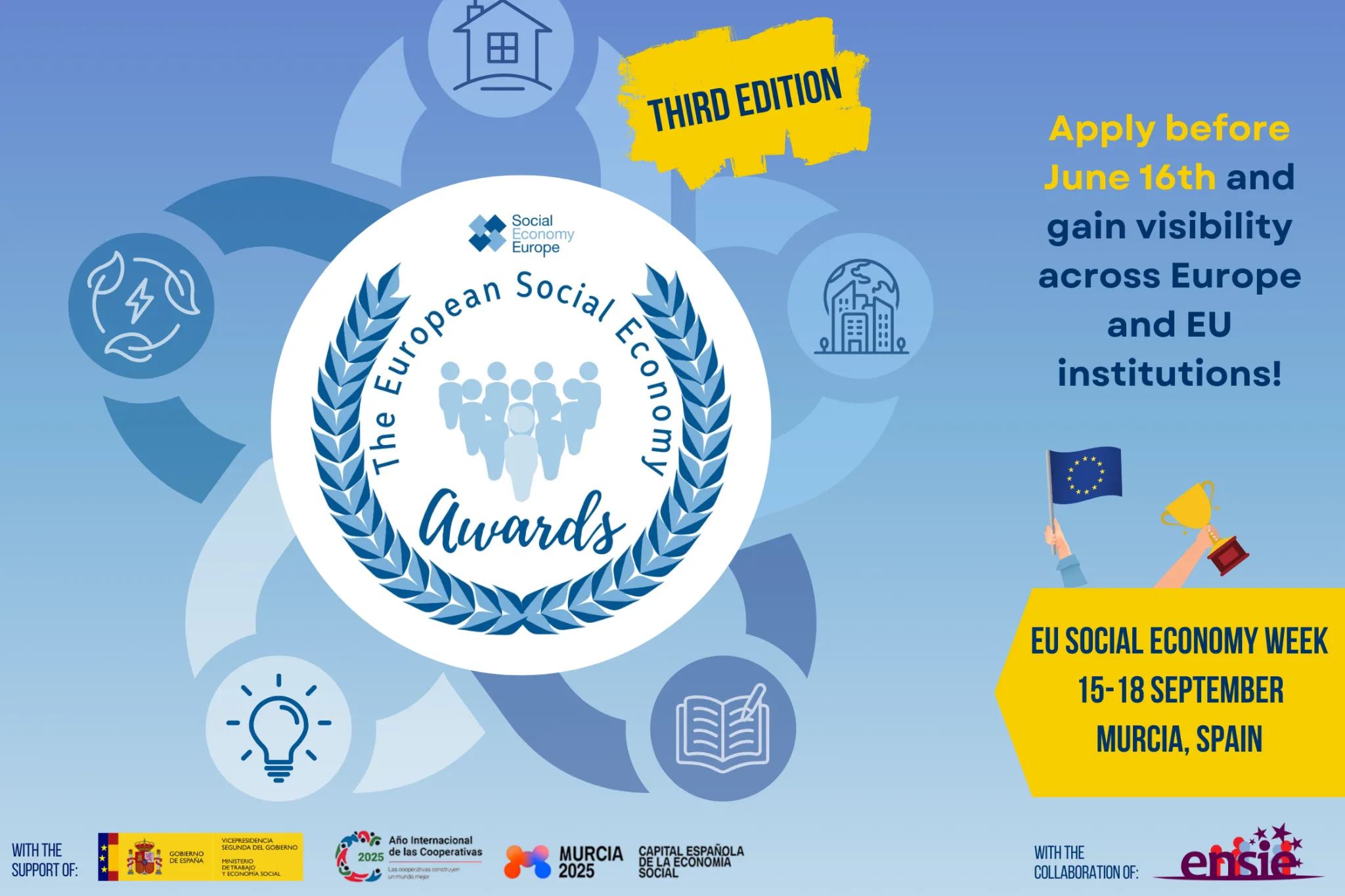 3e édition des prix européens de l'économie sociale 