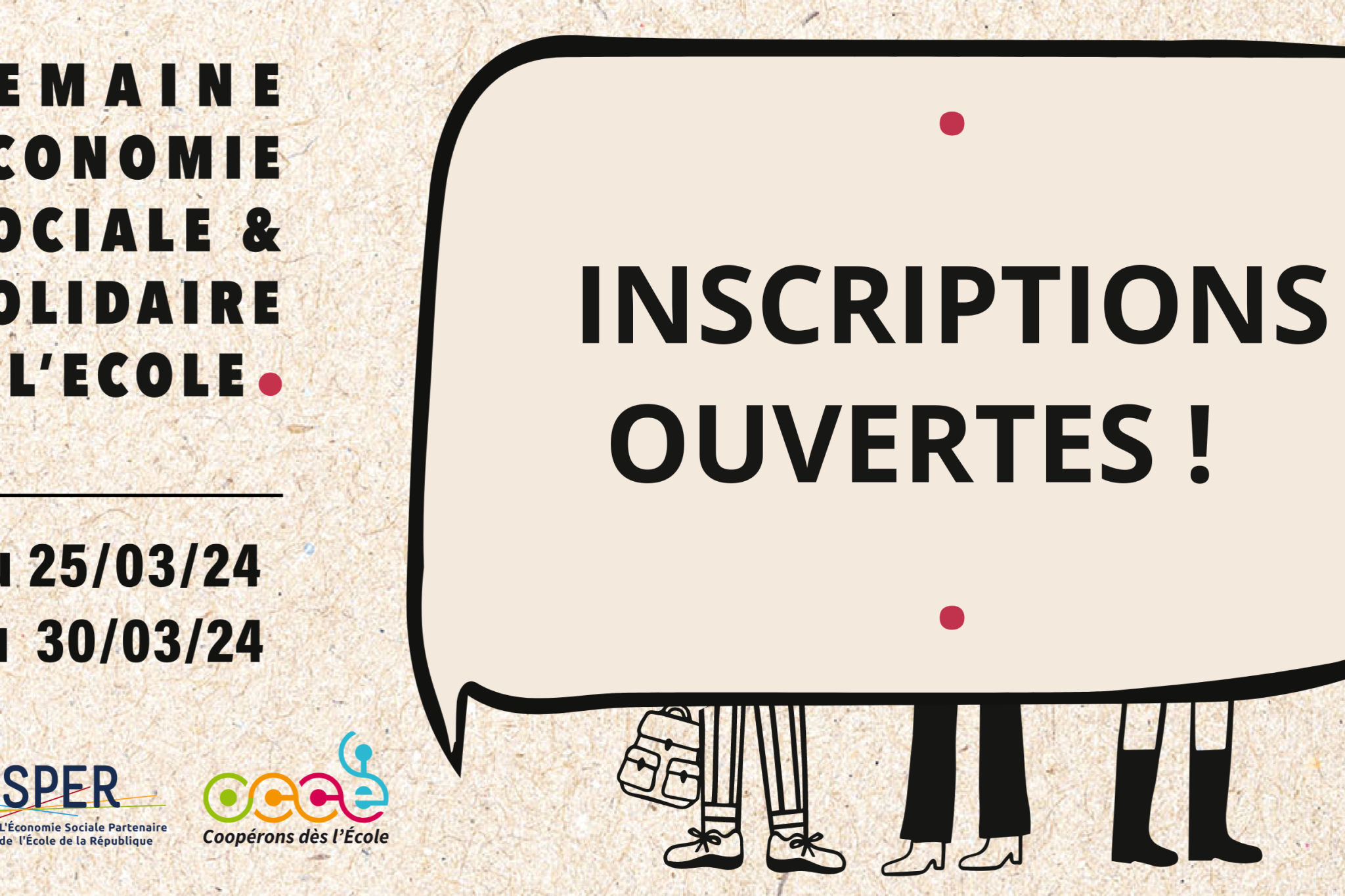 inscriptions ouvertes - SESE