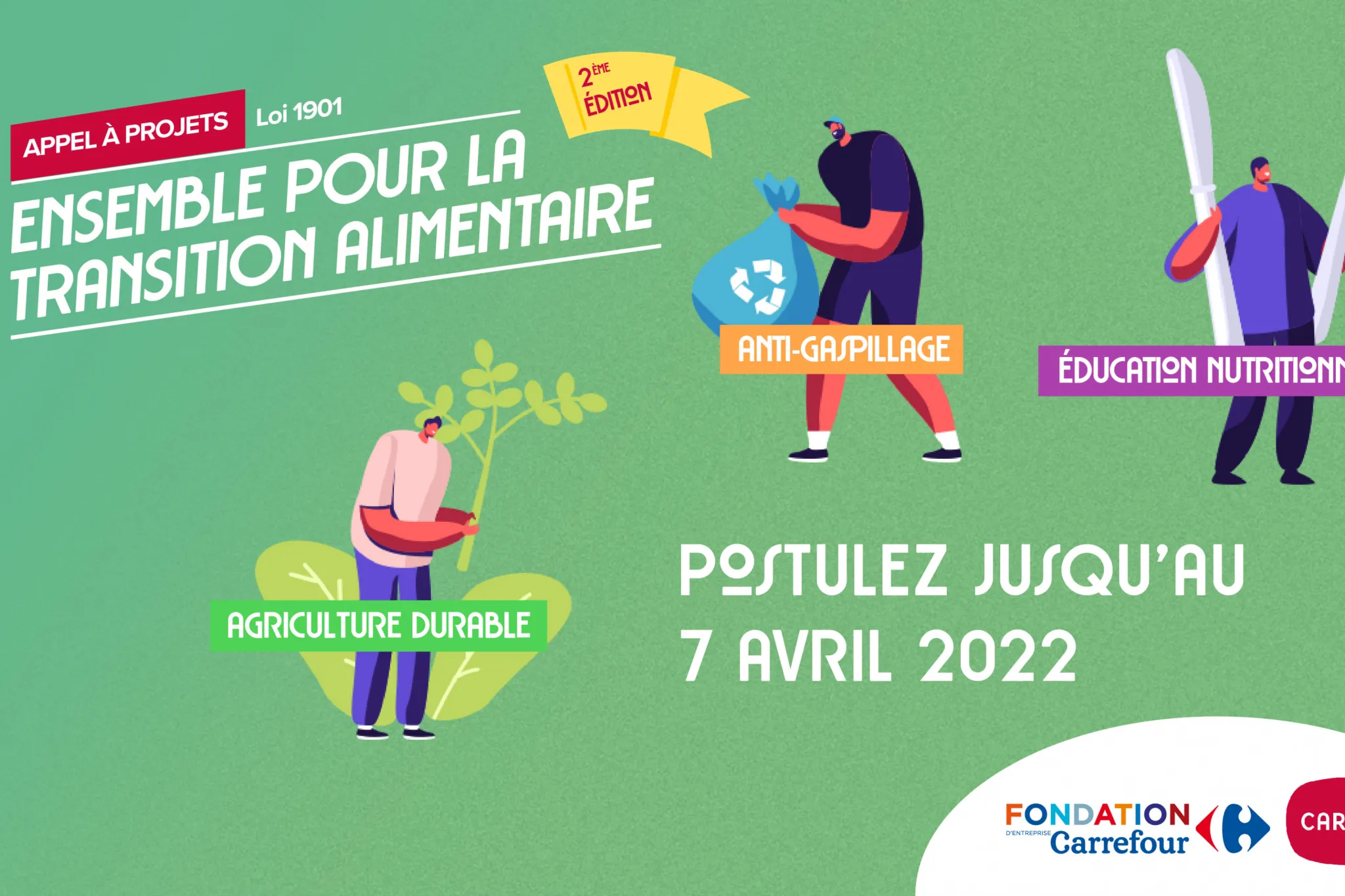 Appel à projets Fondation Carrefour