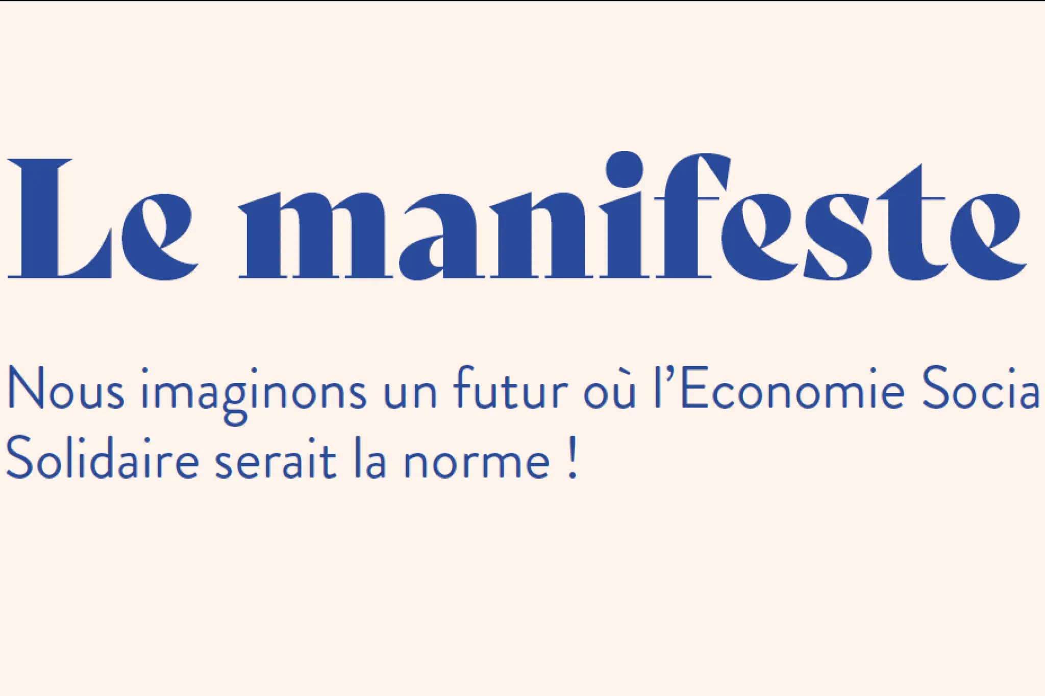 Manifeste suite au Congrès des 10 ans de la loi 
