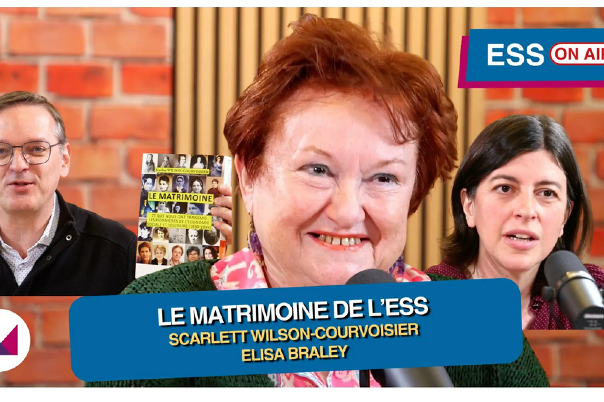 photo Scarlett Wilson-Courvoisier au centre et Elisa Braley a droite