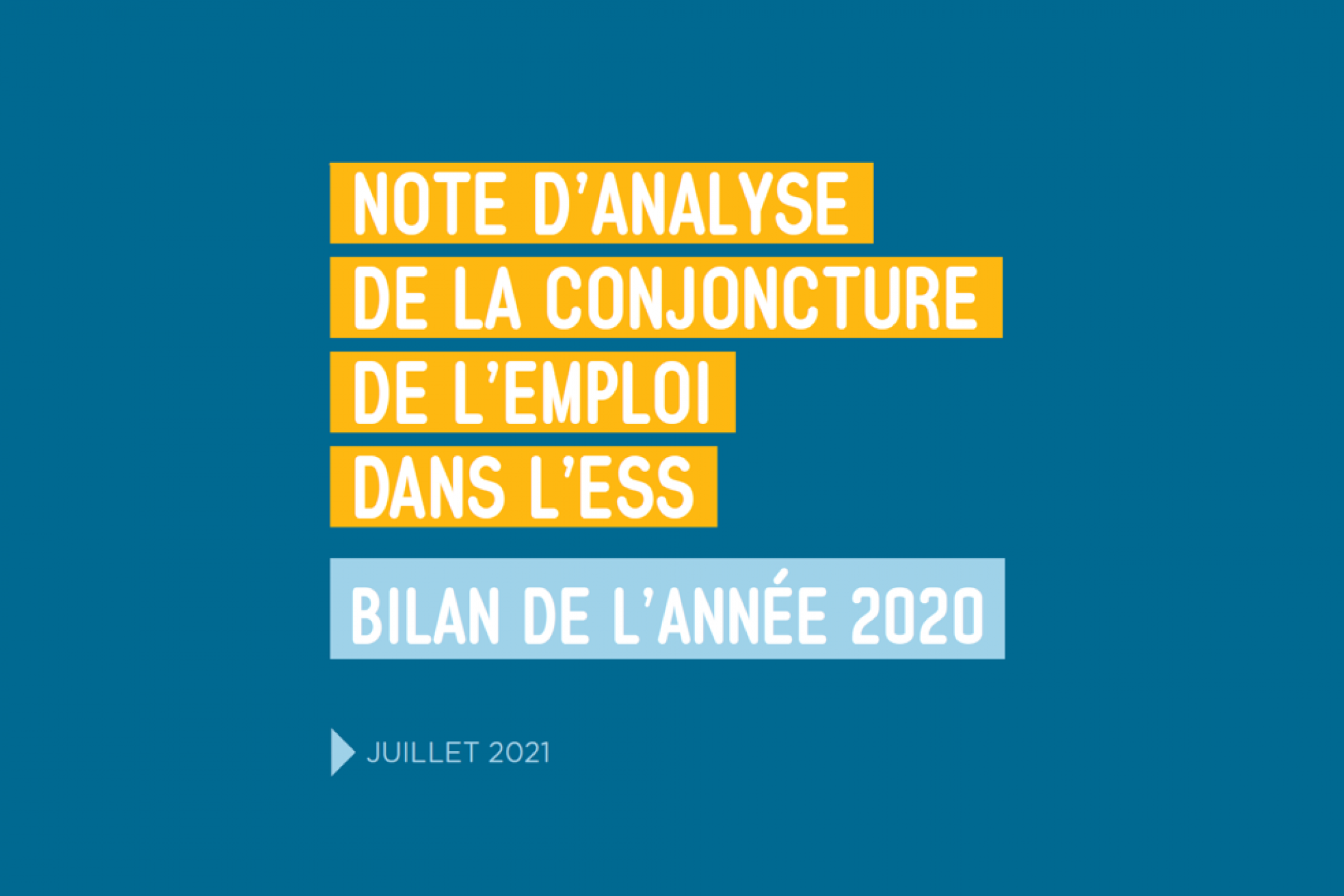 Conjoncture de l'emploi dans l'ESS en 2020