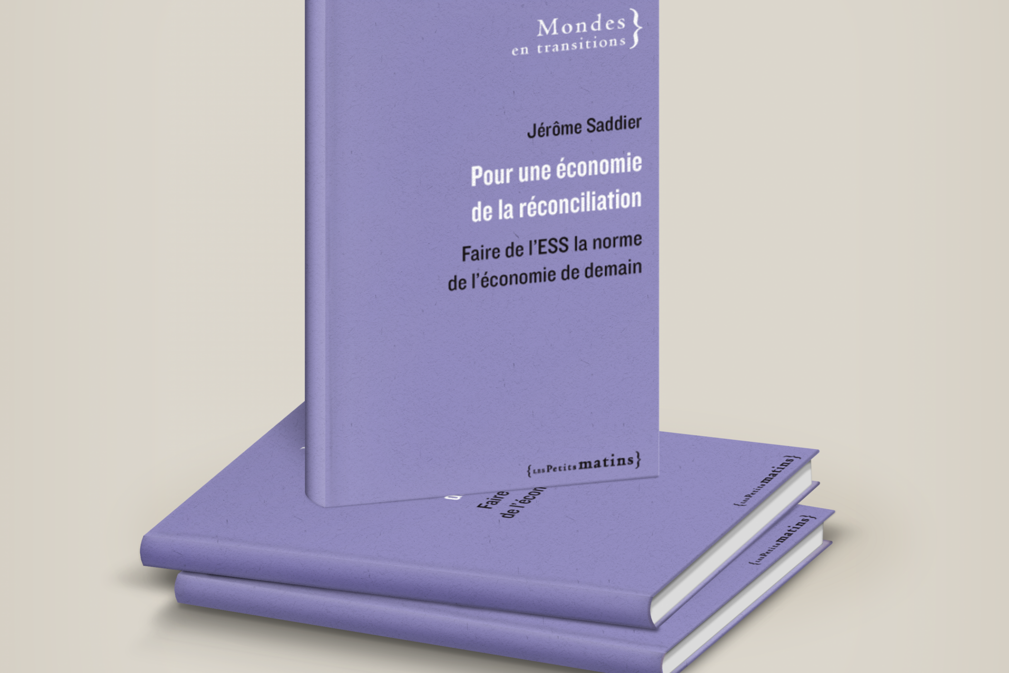 Jérôme Saddier sort un livre : "Pour une économie de la réconciliation" 