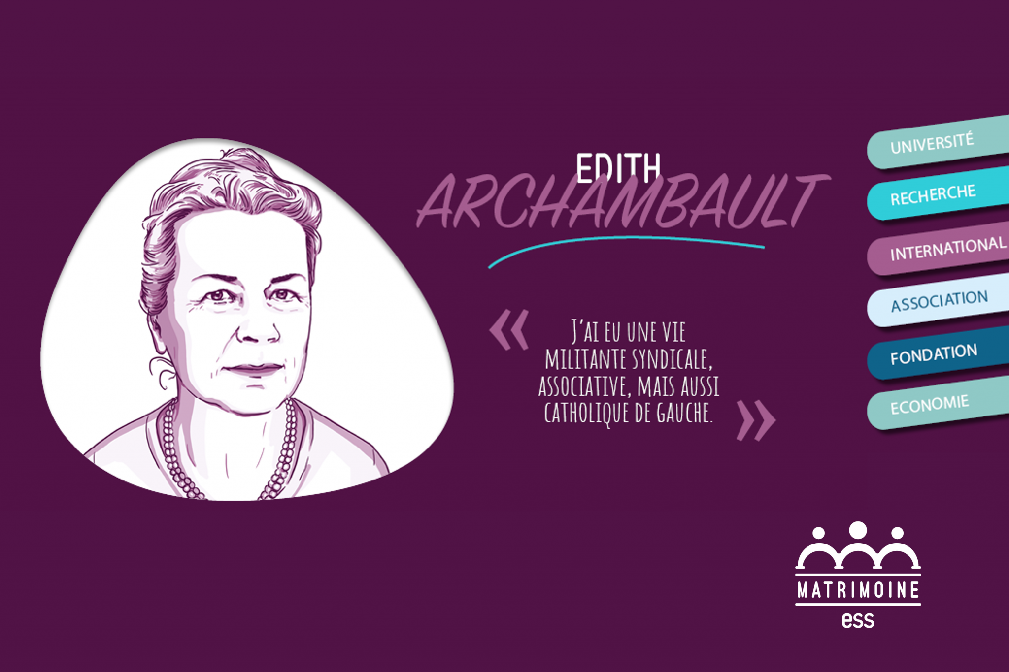 Portrait d'Edith Archambault, professeure émérite à Paris 1 Panthéon-Sorbonne