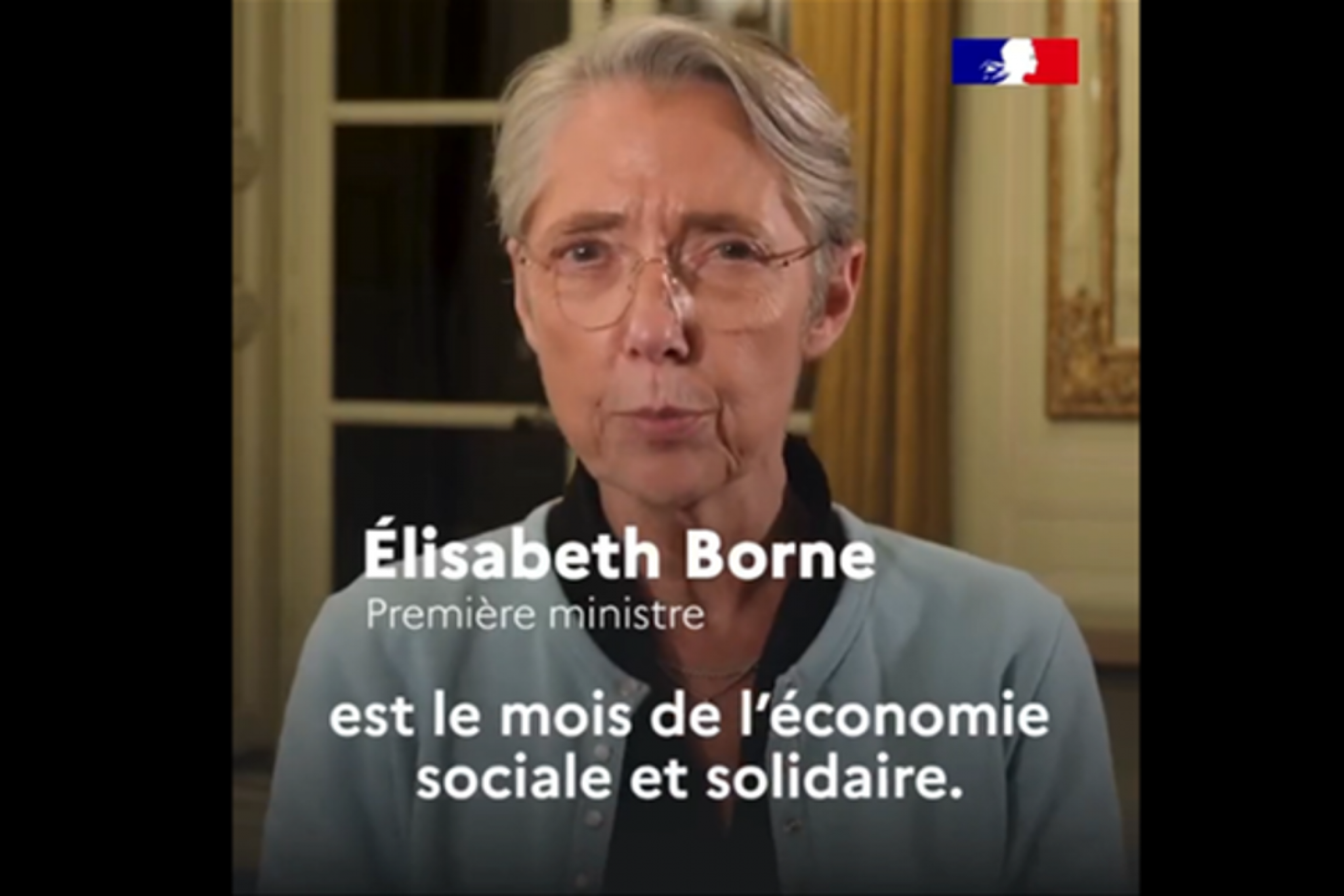 La Première Ministre Elisabeth Borne adresse un message de clôture et de félicitations à tous les acteurs mobilisés pendant le Mois de l'ESS !