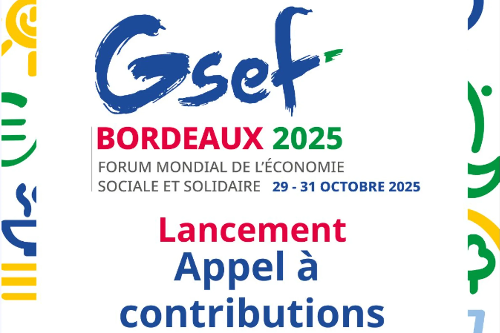 Forum mondial de l'ESS 2025 à Bordeaux : l'appel à contributions est lancée !