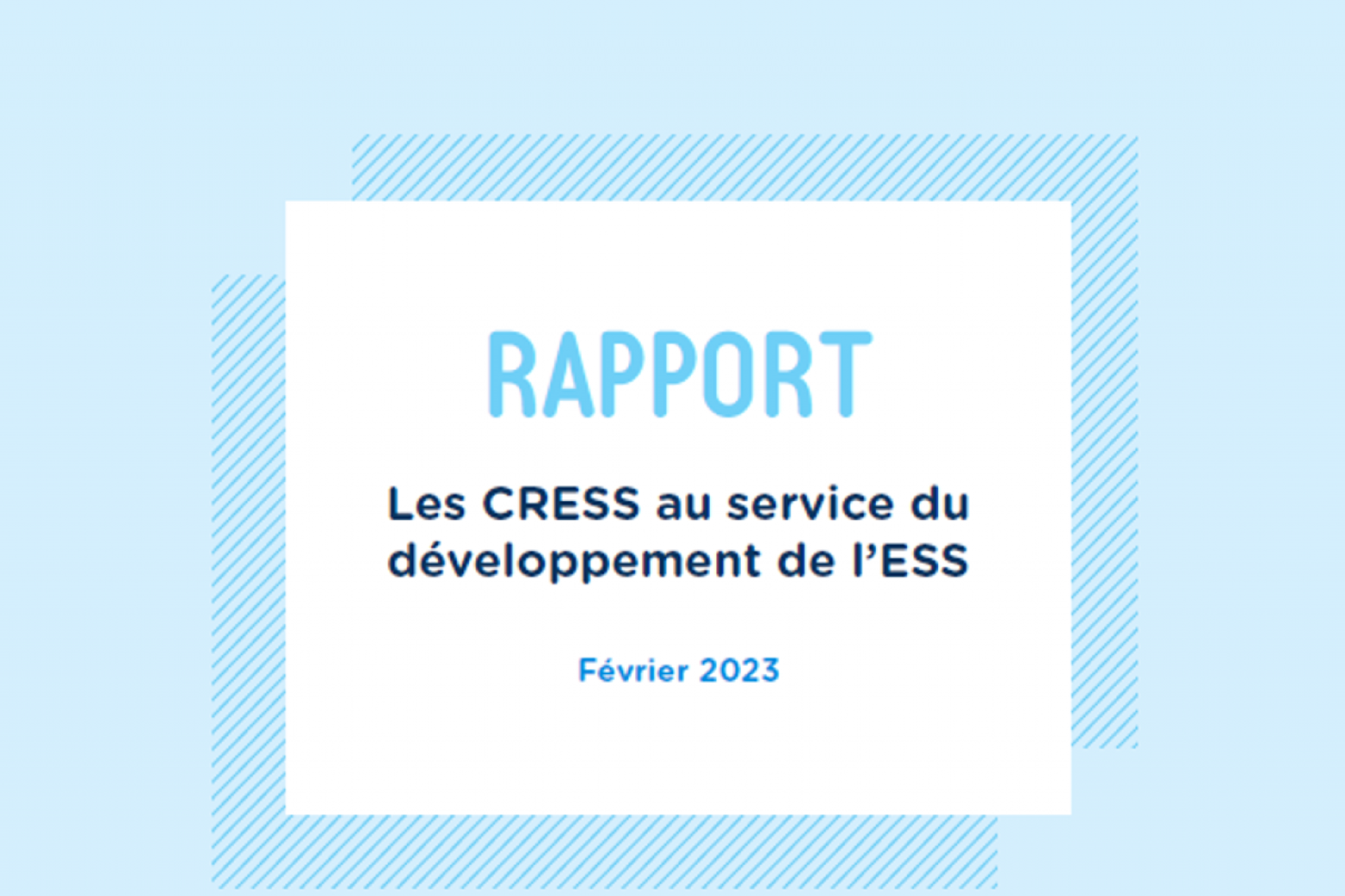 Rapport "Les CRESS au service du développement de l’ESS" remis à Marlène Schiappa le 27 février 2023