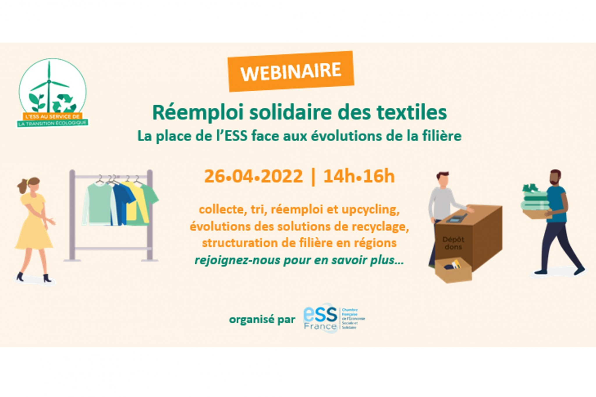 Réemploi solidaire des textiles