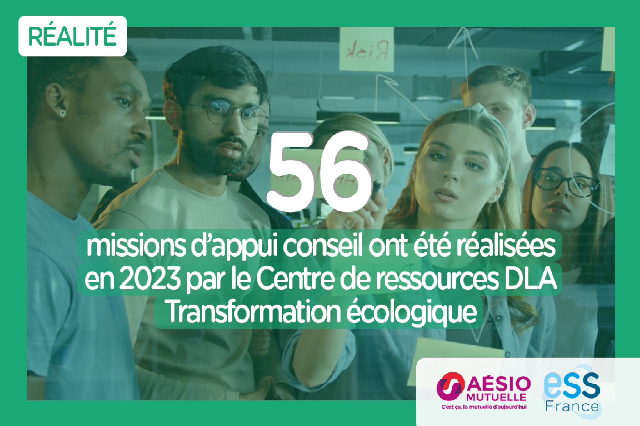Chiffre : 56 missions d’appui conseil ont été réalisées en 2023 par le Centre de ressources DLA Transformation écologique