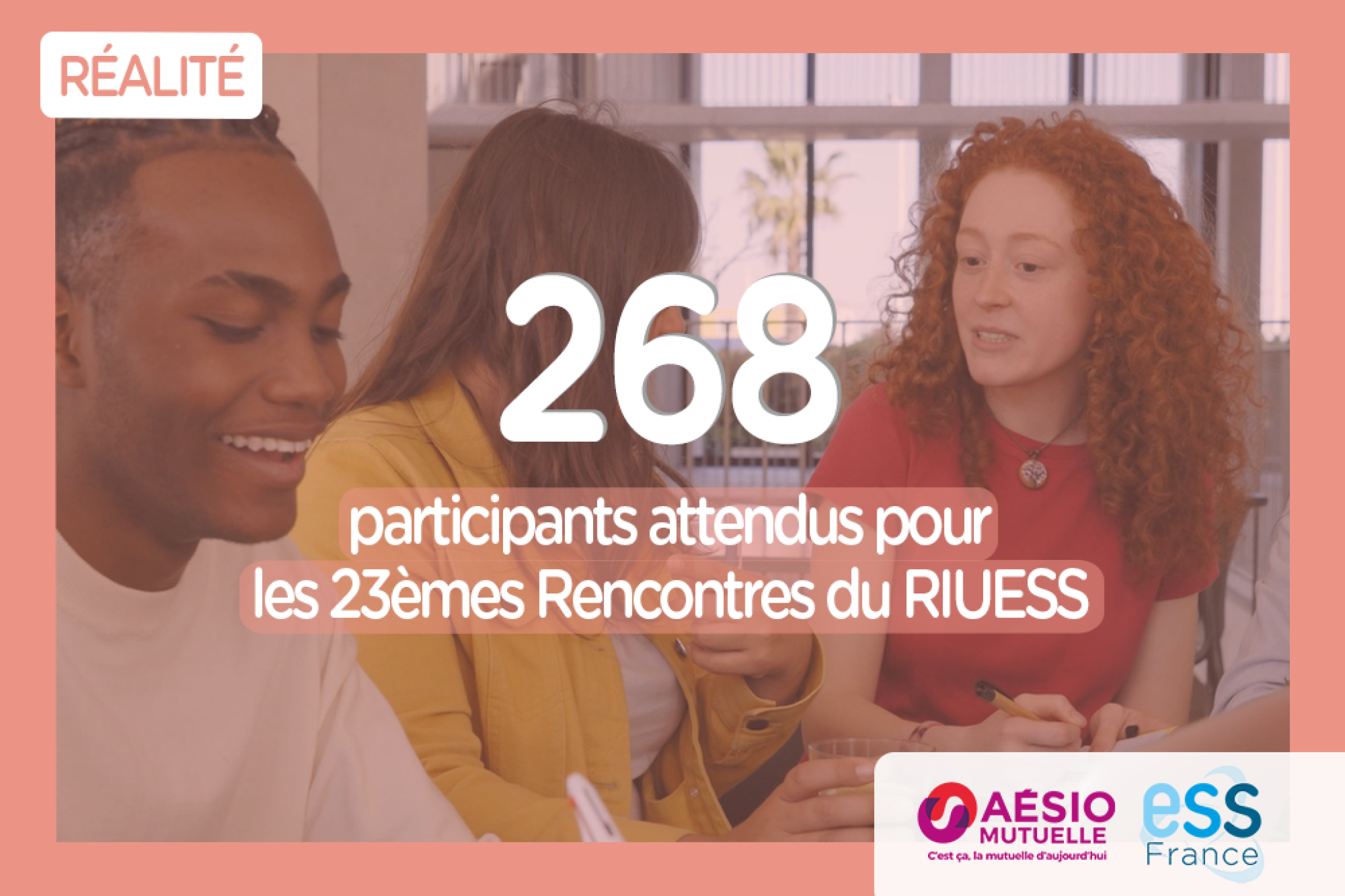 Le chiffre : 268 participants attendus pour les 23èmes Rencontres du Réseau Inter-universitaire de l’Economie Sociale et Solidaire 