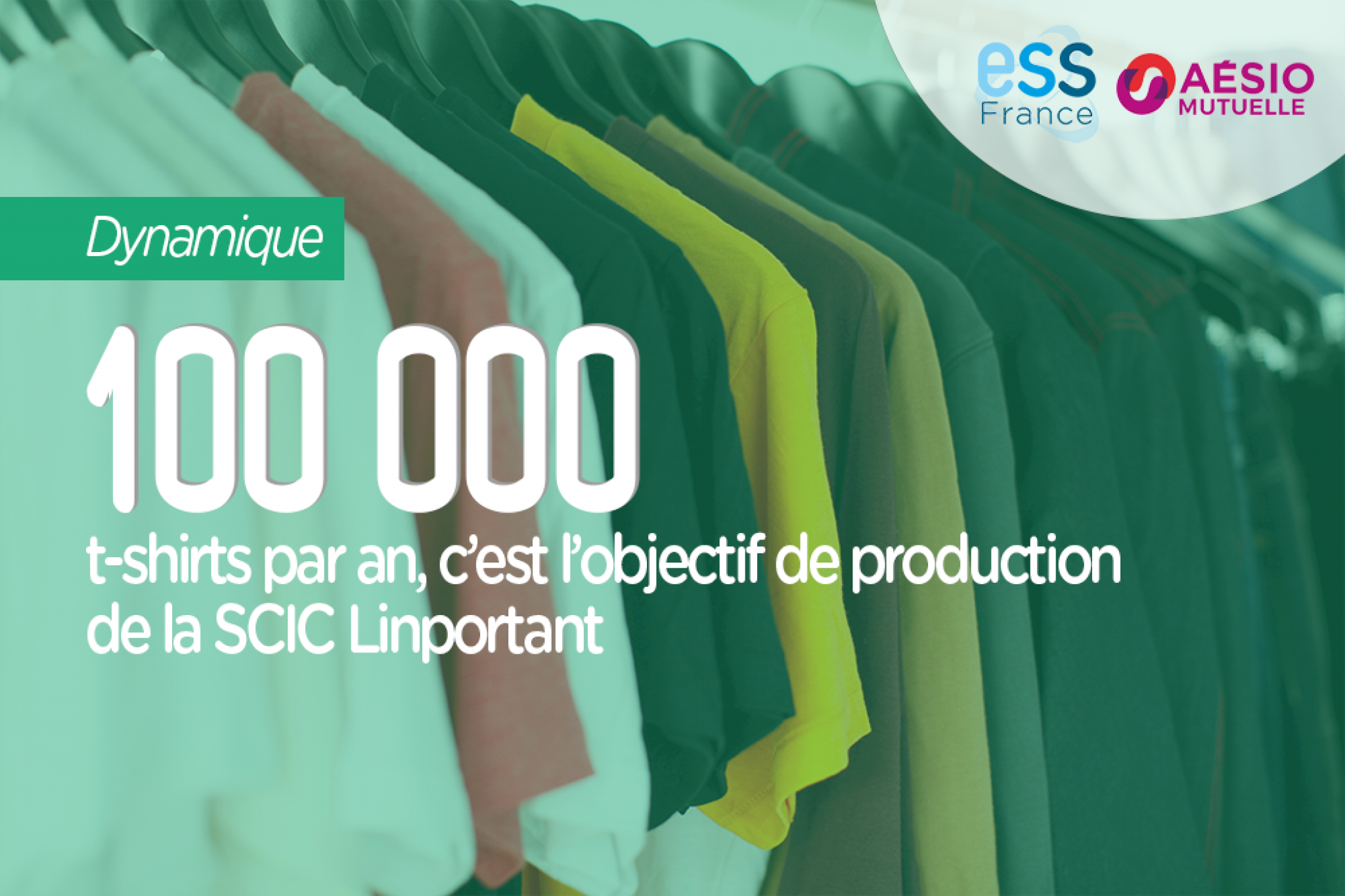 100 000 t-shirts par an, c'est l'objectif de production de la SCIC Linportant