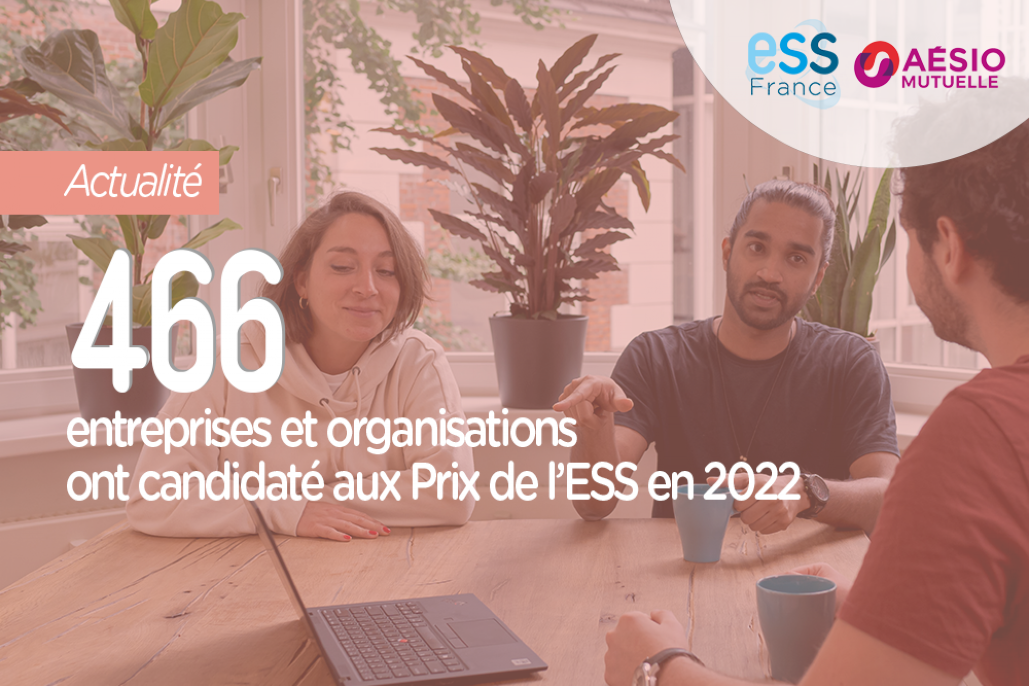 466 entreprises et organisations ont candidaté aux Prix de l'ESS en 2022