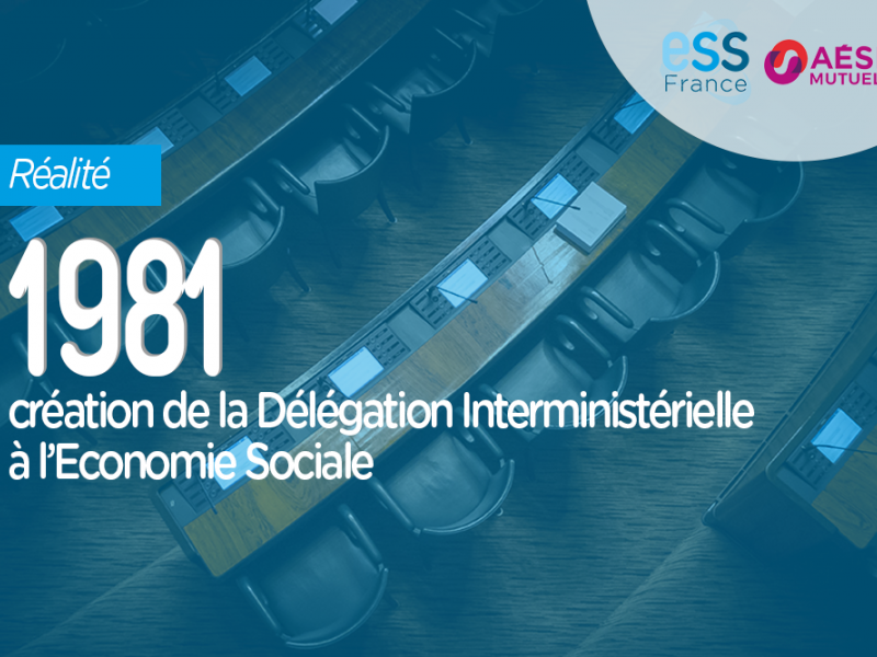 1981, création de la Délégation Interministérielle à l'Economie Sociale
