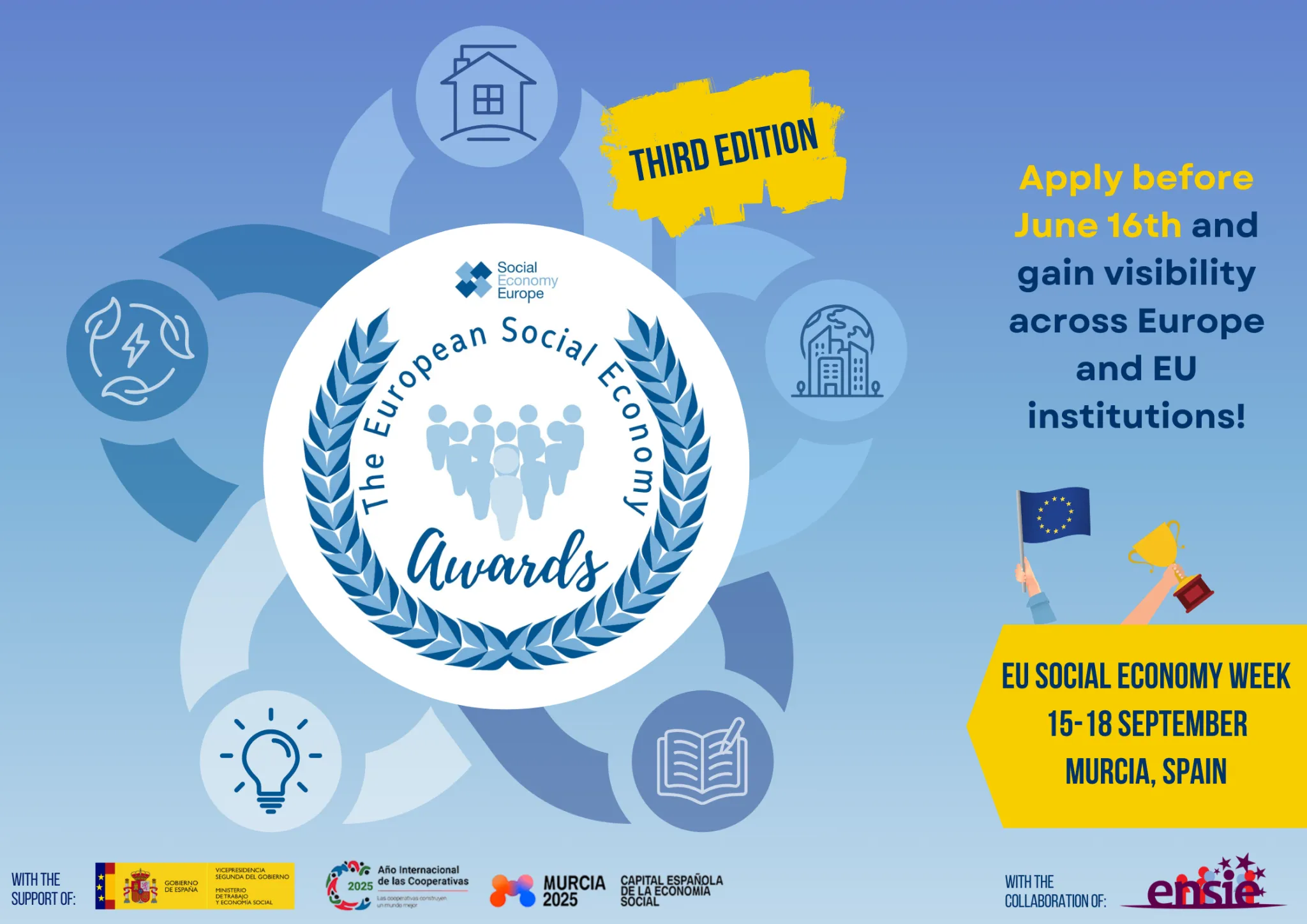 La 3e édition des prix européens de l'économie sociale