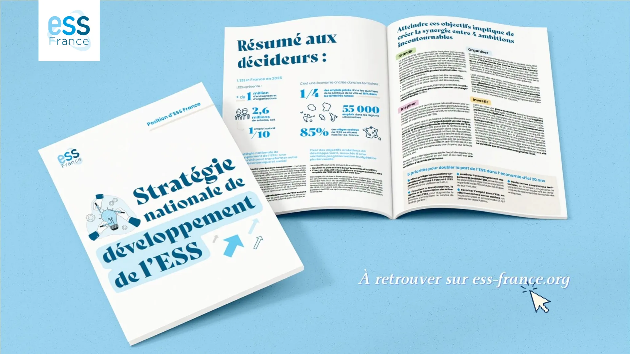 Position d'ESS France à la Stratégie nationale de développement de l'ESS