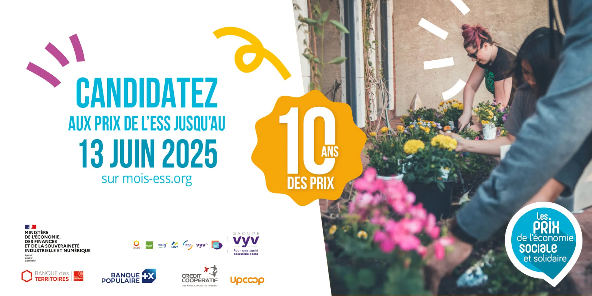 Édition 2025 des Prix de l'ESS !