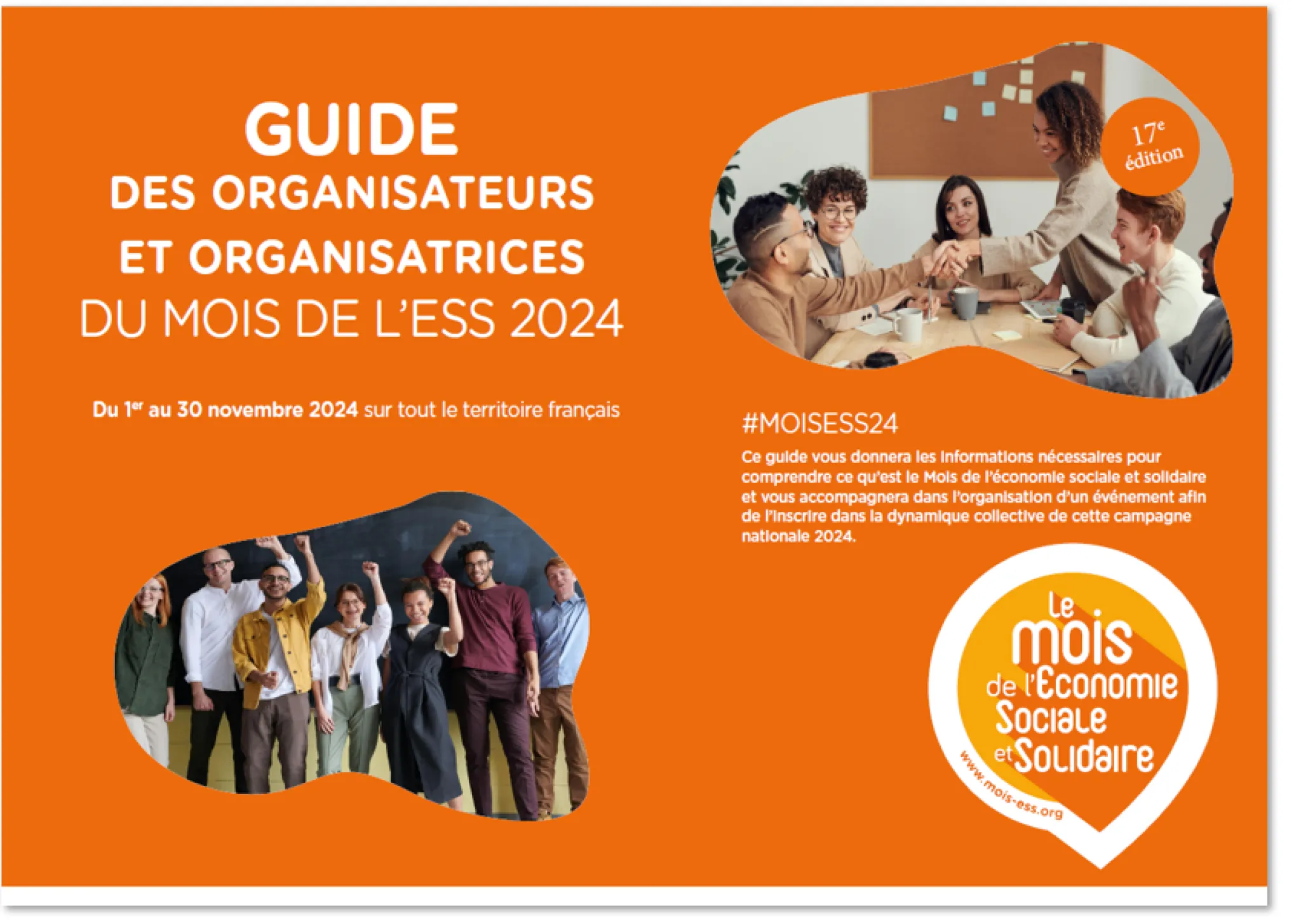 Découvrez le guide des organisateurs du Mois de l'ESS 2024