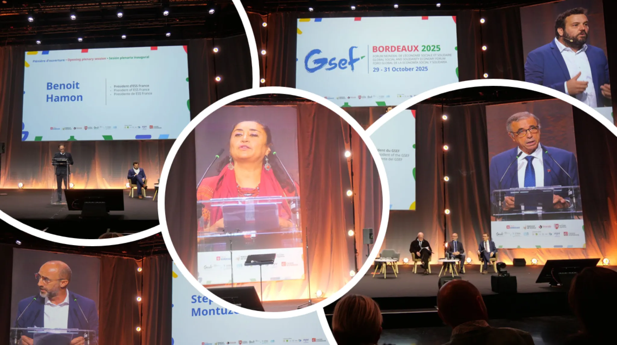 Photos plénière d'ouverture au GSEF