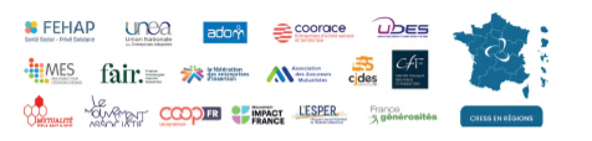 Les membres d'ESS France