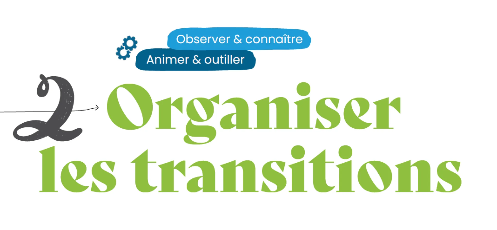 Partie 2 : organiser les transitions